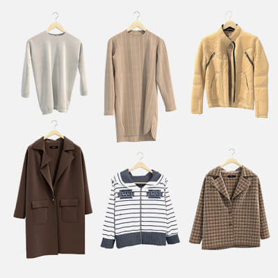 Clothing on Hanger 10