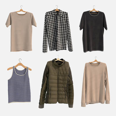 Clothing on Hanger 6