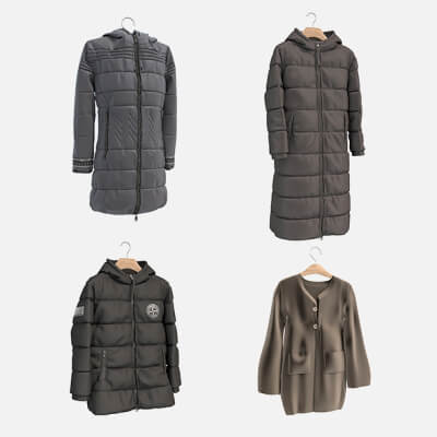 Coat on Hanger 7