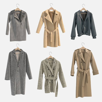 Coat on Hanger Collection 4