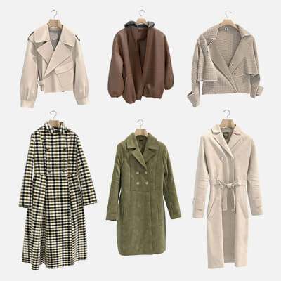 Coat on Hanger Collection 5