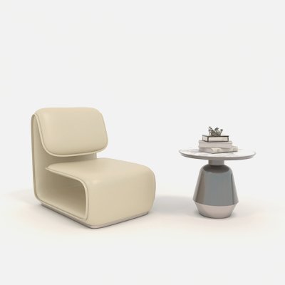 Contemporary Chair and Coffee Table 10