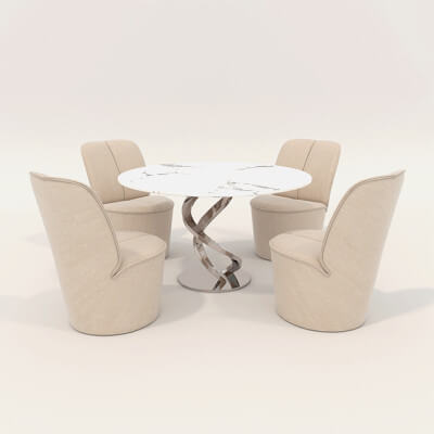 Contemporary Style Table and Chairs 11