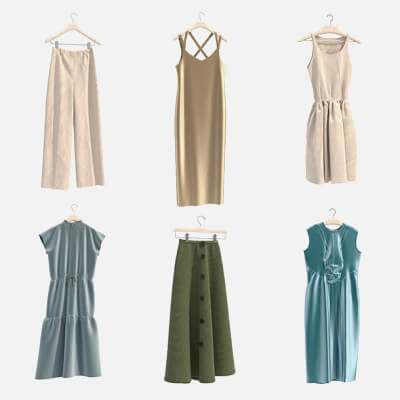 Dress on Hanger Collection 10