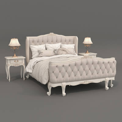Elegant Victorian Style Bedroom Furniture Set