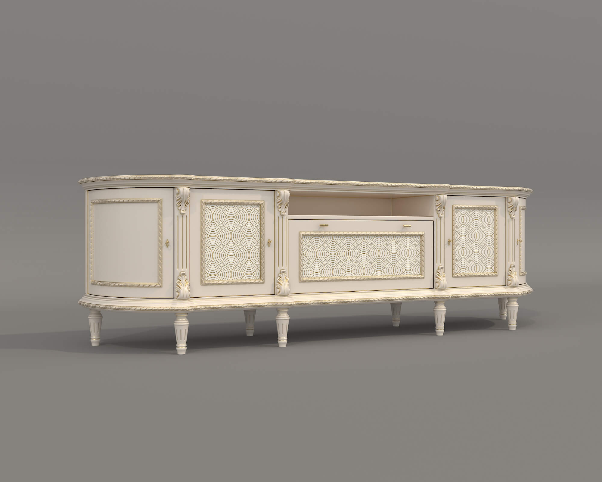 【送料無料】European Antique 3D Cabinet 送料無料】European Antique 3D Cabinet