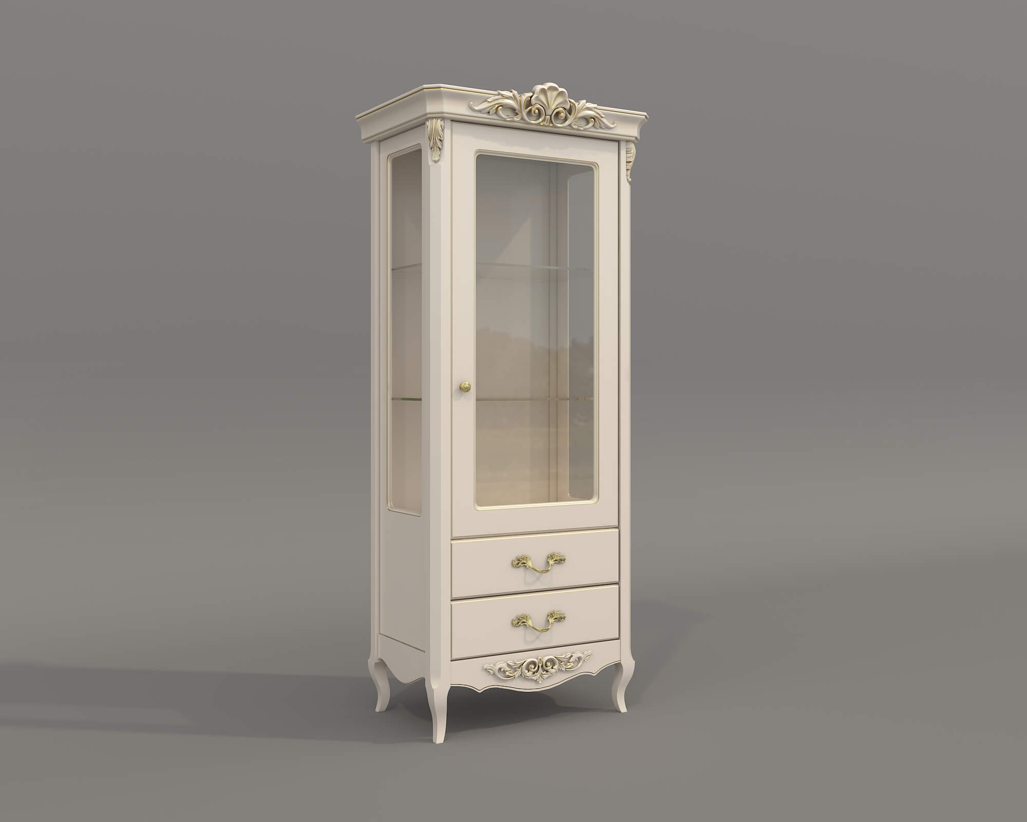 【送料無料】European Antique 3D Cabinet 送料無料】European Antique 3D Cabinet