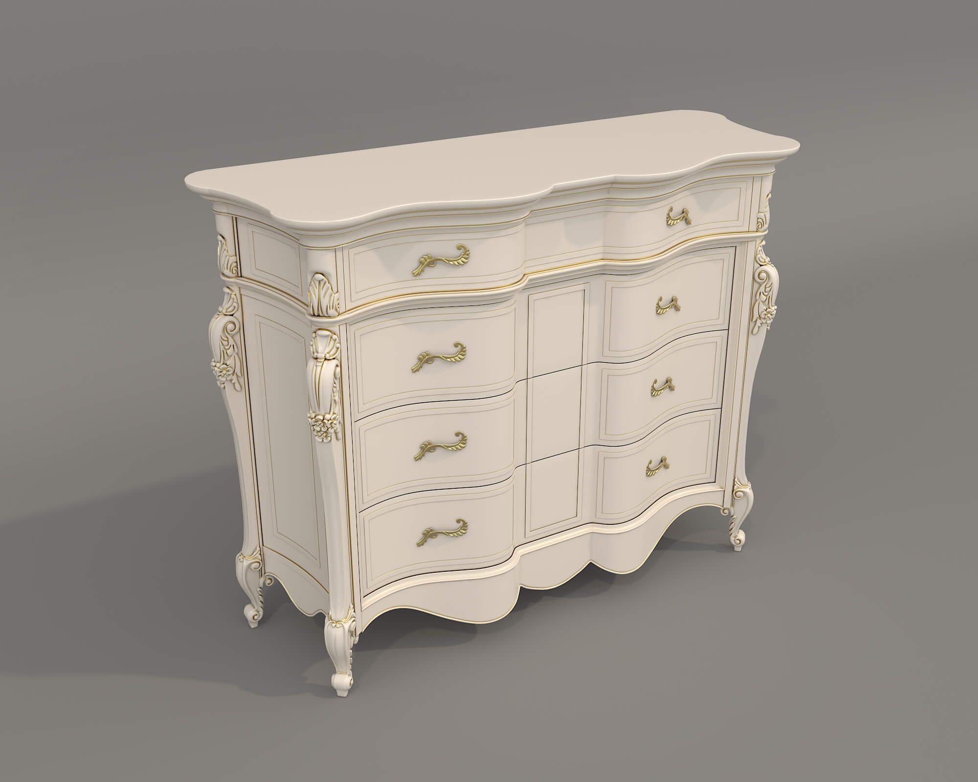【送料無料】European Antique 3D Cabinet 送料無料】European Antique 3D Cabinet