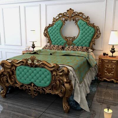 European Style Bed 7