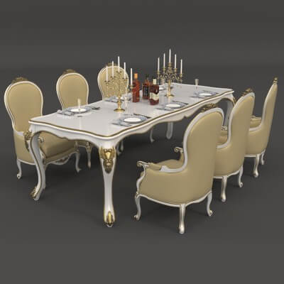European Style Dinning Table 5