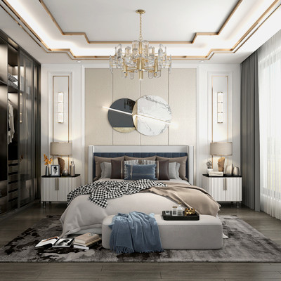 Luxury Bedroom Interior Scene 2