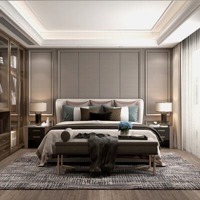 Modern Bedroom Scene 33