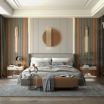 Modern Bedroom Scene 34