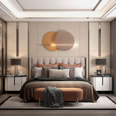 Modern Bedroom Scene 36