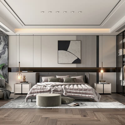Modern Bedroom Scene 47