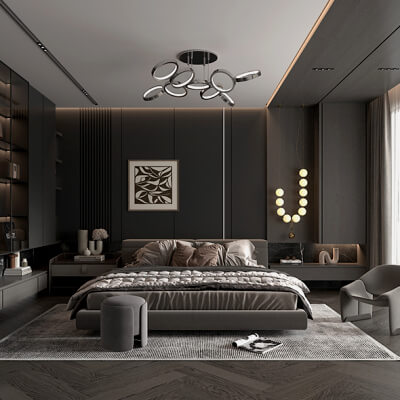 Modern Bedroom Scene 50