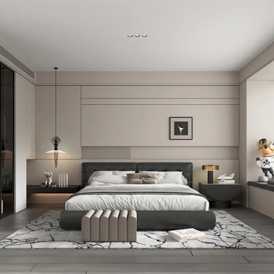 Modern Bedroom Scene 51