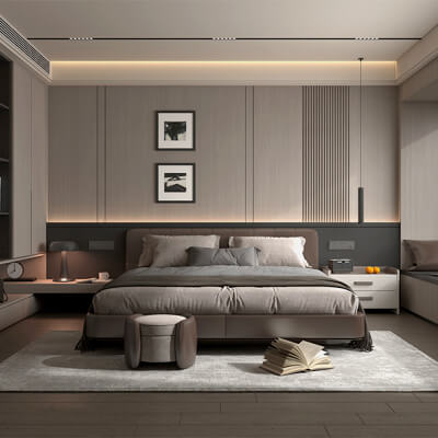 Modern Bedroom Scene 52