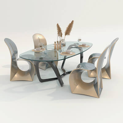Modern Dining Table and Chairs 47