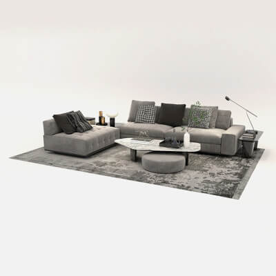 Modern Sofa and Coffee Table 2