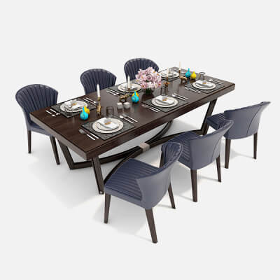 Modern Table and Chair Set 3