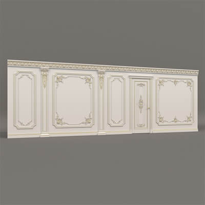 Wall Molding in Classic French Style 32