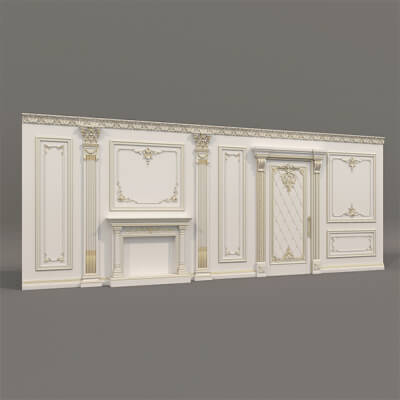 Wall Molding in Classic French Style 33