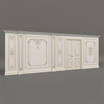 Wall Molding in Classic French Style 34
