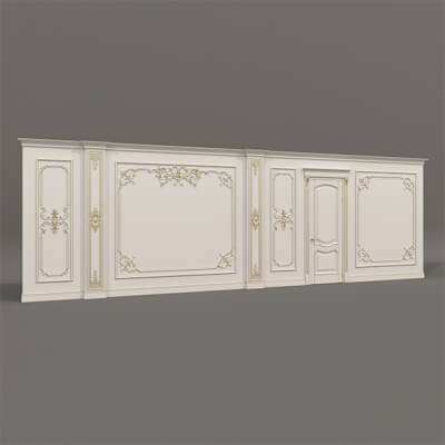 Wall Molding in Classic French Style 36
