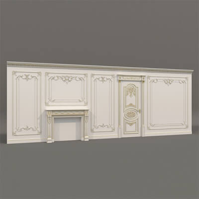 Wall Molding in Classic French Style 39