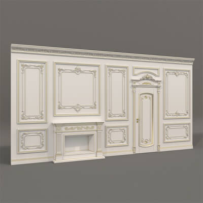 Wall Molding in Classic French Style 41