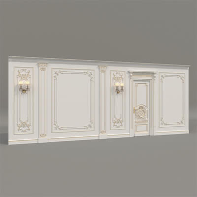 Wall Molding in Classic French Style 49