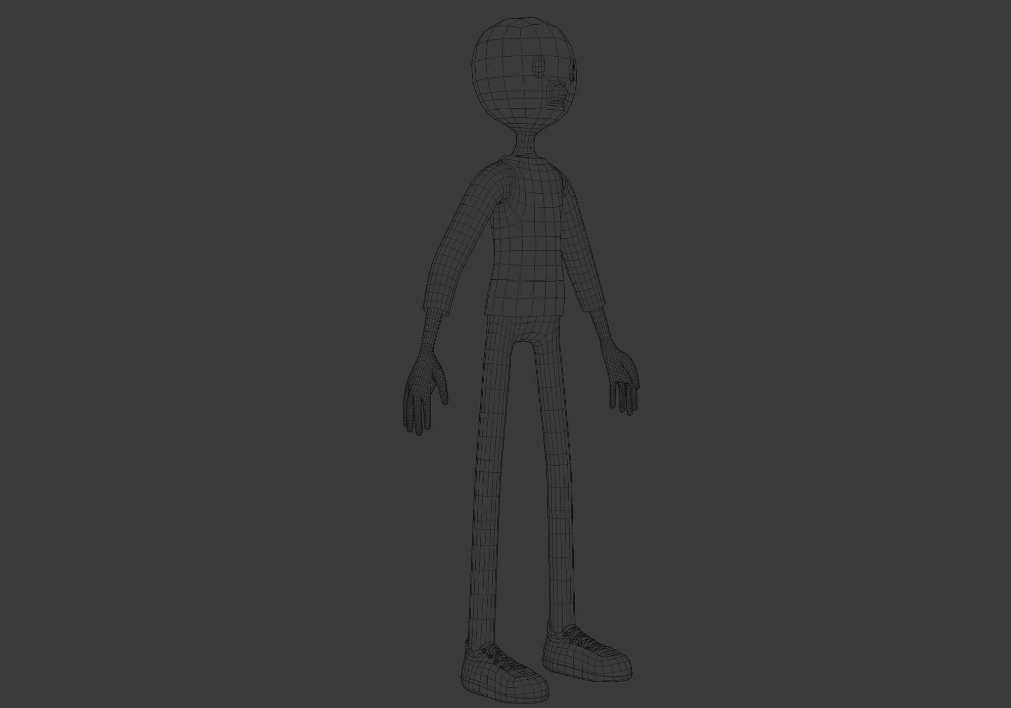 Basic Cartoon Boy - 3D Model by nickianimations