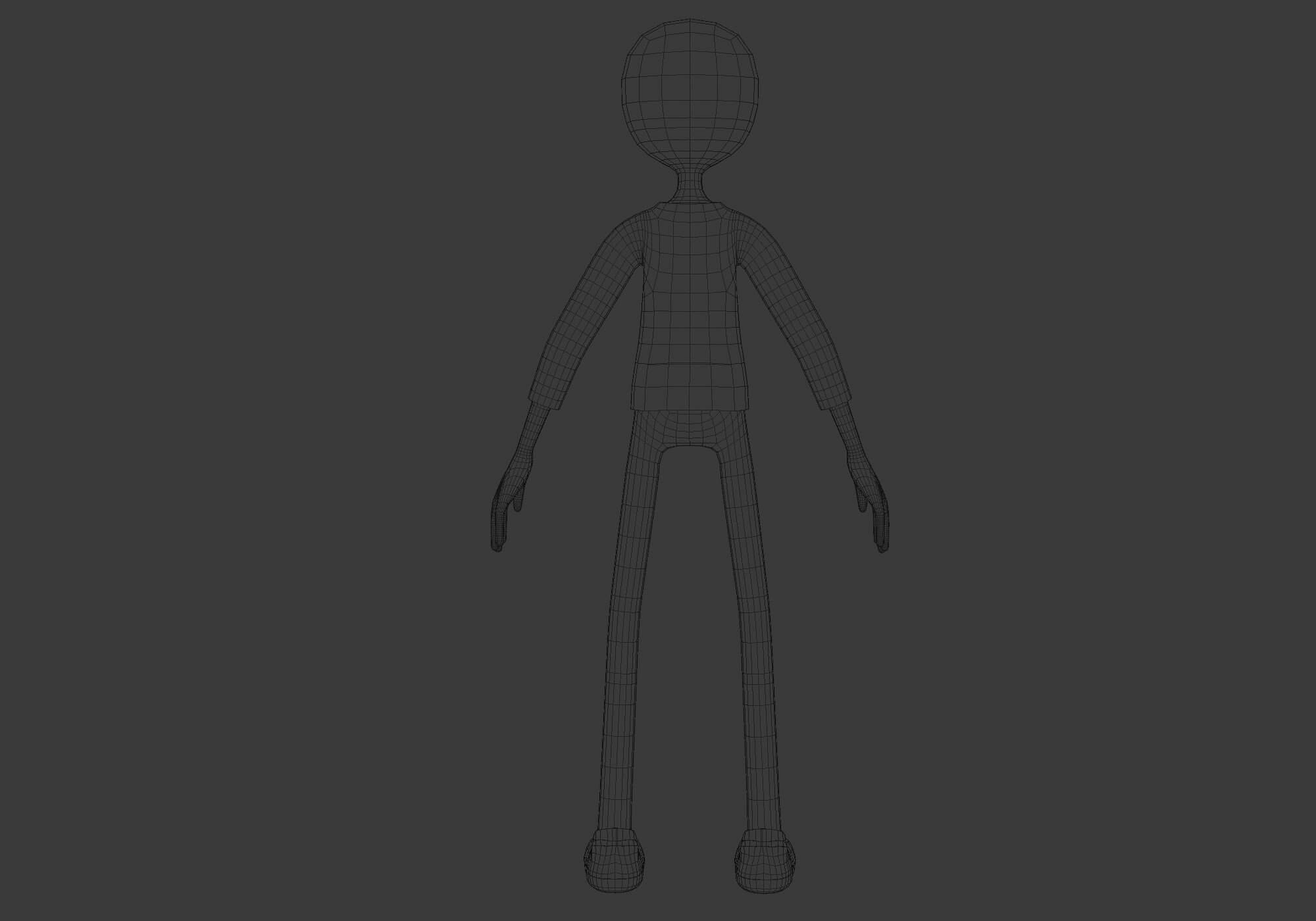Basic Cartoon Boy - 3D Model by nickianimations