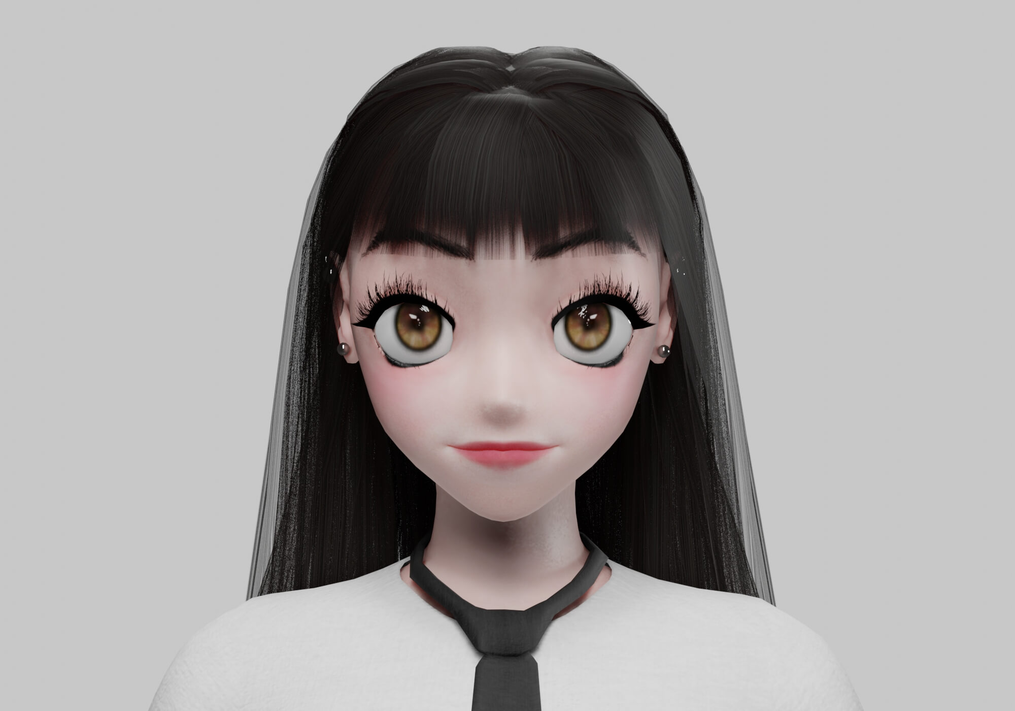 Basic Classic Girl V29125 - 3D Model by nickianimations