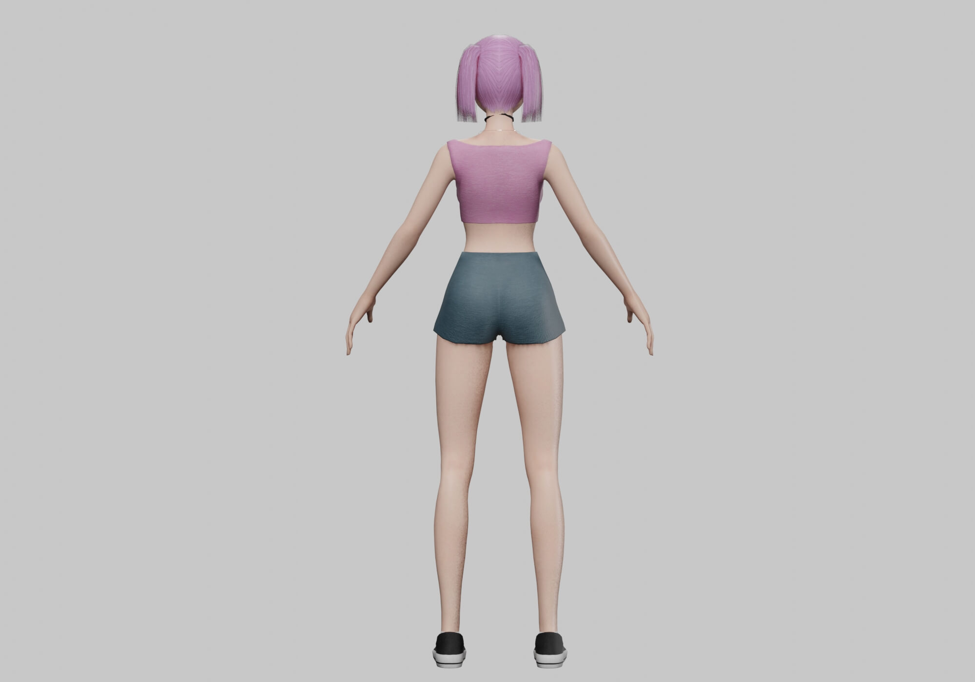 Basic Standard Girl V31499 - 3D Model by nickianimations