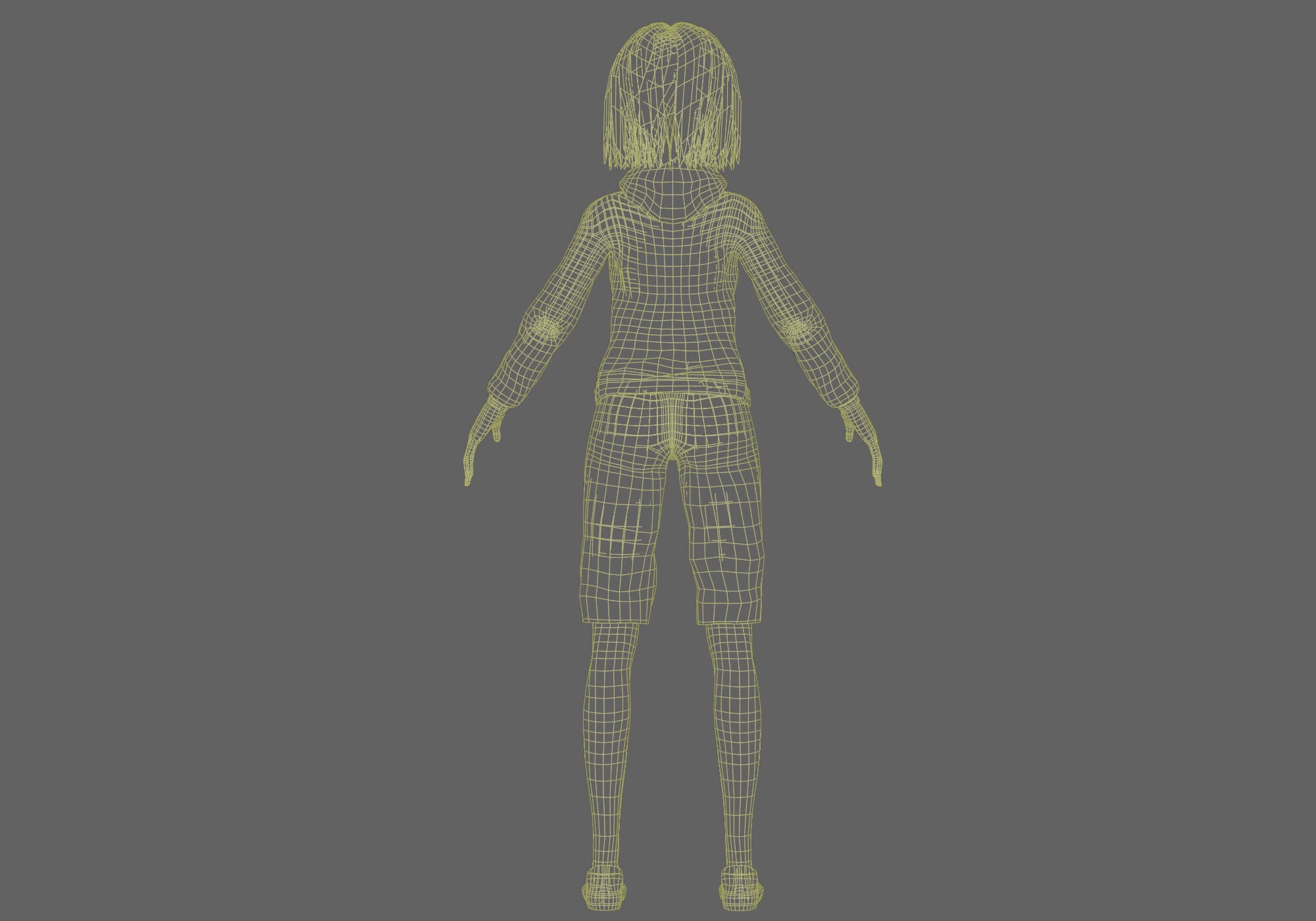 Pretty Basic Woman V32519 - 3D Model by nickianimations