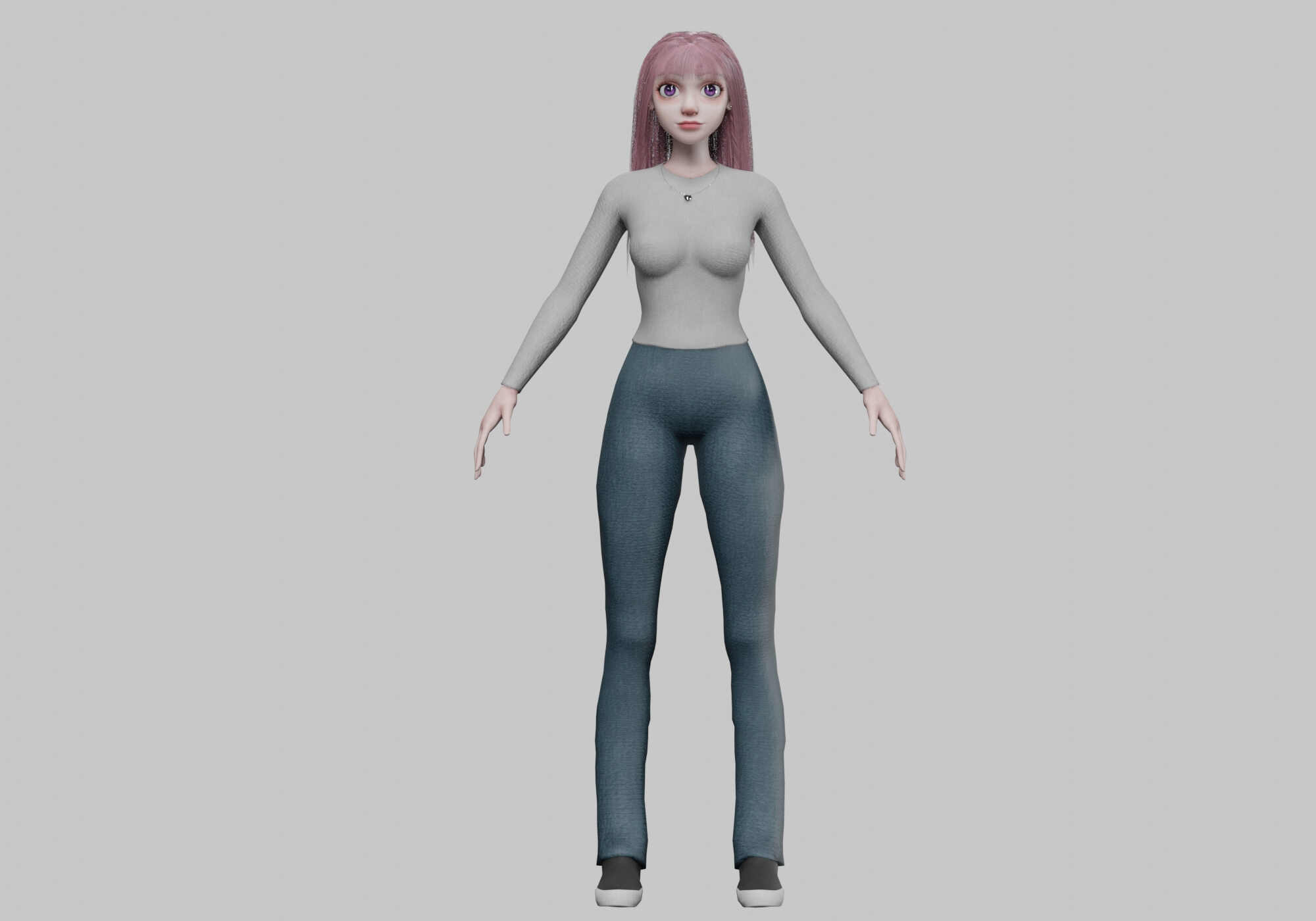 Standard Basic Woman V31507 - 3D Model by nickianimations