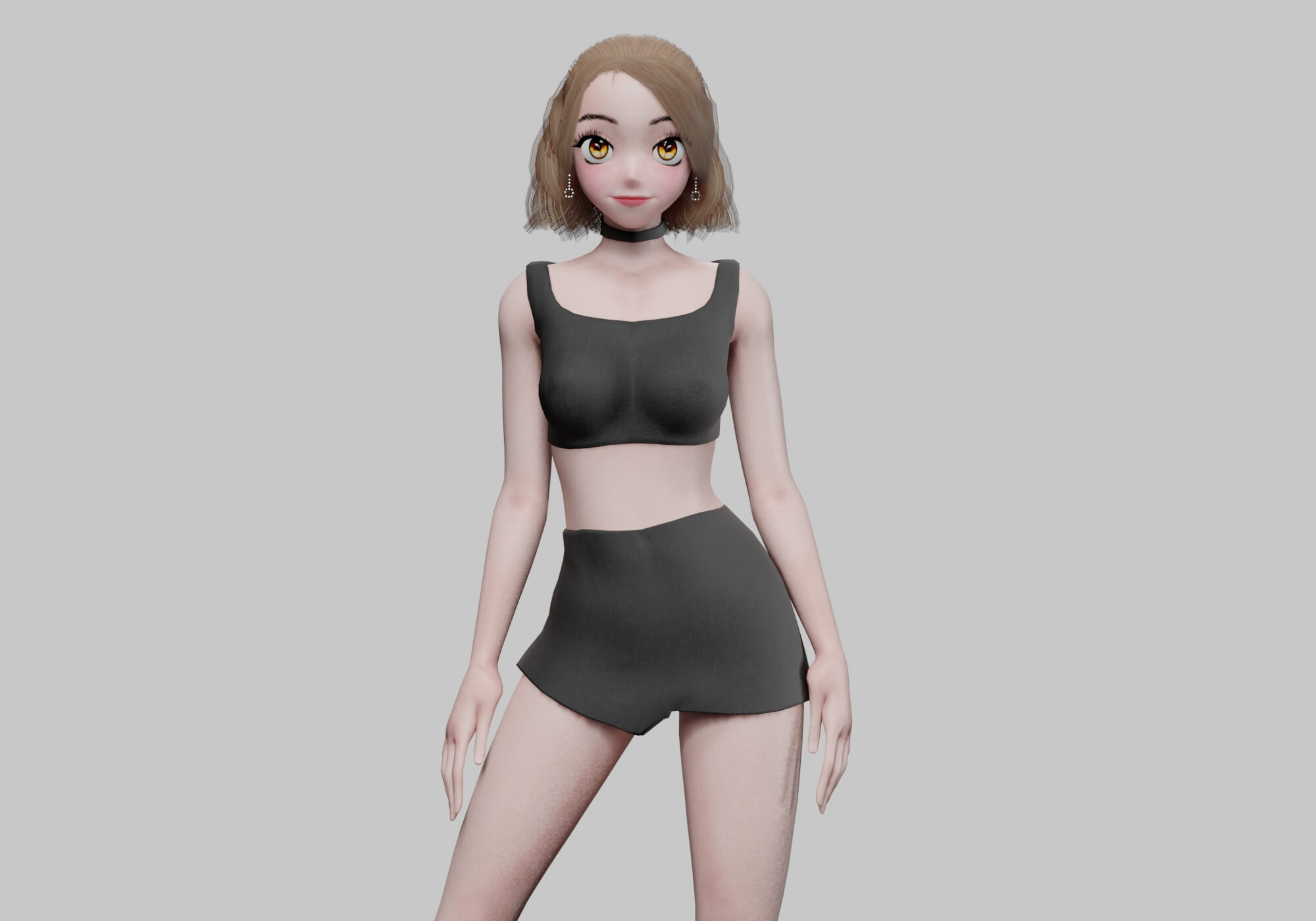 model girl sweet Sweet Basic Girl V25982 - 3D Model by nickianimations