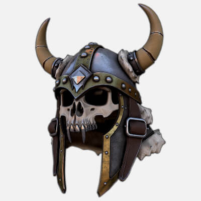 Fantasy Helmet 3D Model