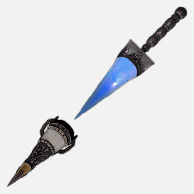 Fantasy Sword 28 With Scabbard 3D Model