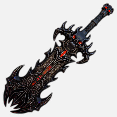 Fantasy Sword 31 3D Model