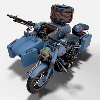 Military Motorcycle