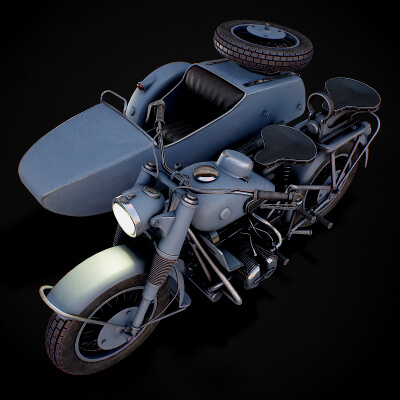 Motorcycle With Sidcar