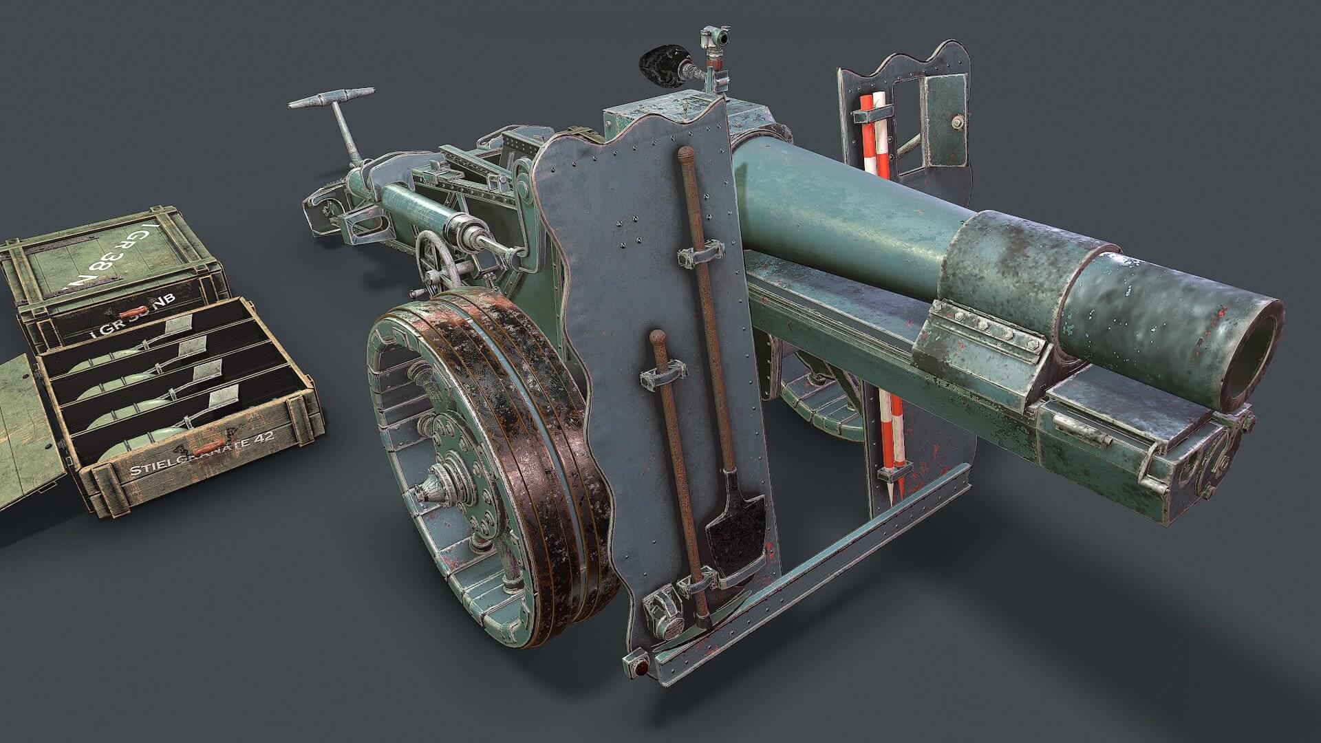 Sig 33 - 3D Model by Nicu_Tepes