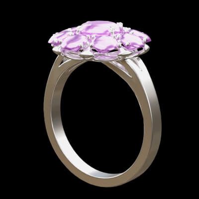 Ring Rasterized Ring Cluster - 3D Model by NoctraWear