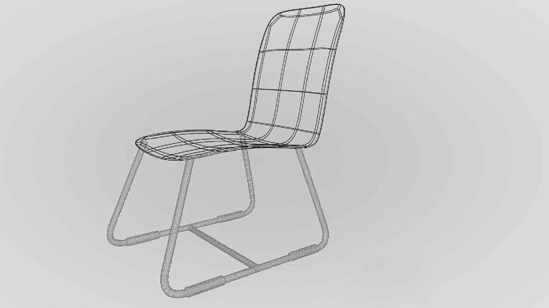 Red Chair 3D Model by NomanKhalid