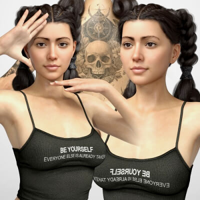 Denarie for Genesis 8 Female by NonaPlus