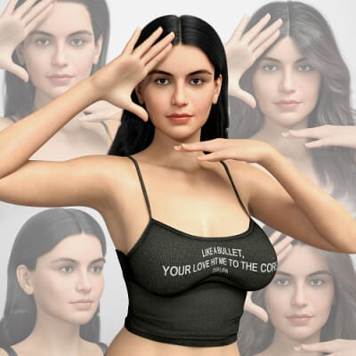 Lipa Lipa for Genesis 8 Female by NonaPlus