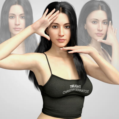 Marie Serratos for Genesis 8 Female by NonaPlus